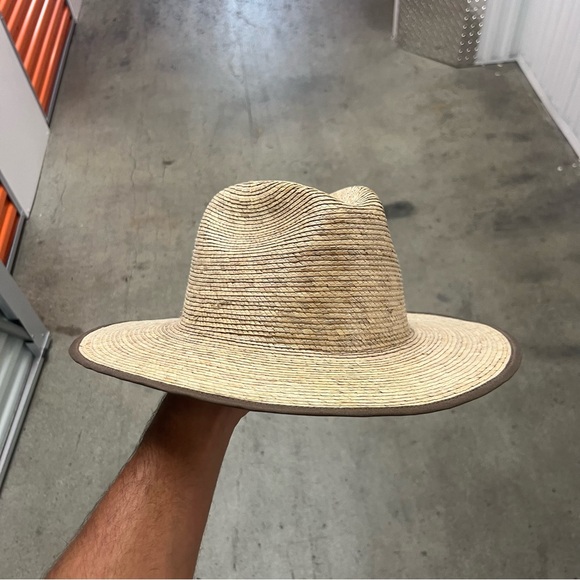 Straw Panama Fedora Hat - Picture 1 of 5